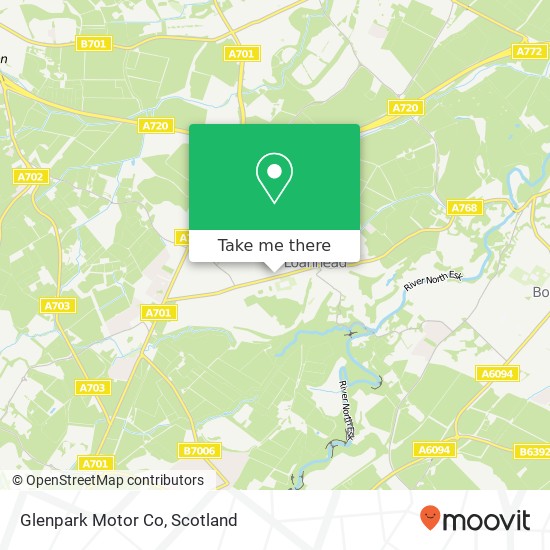 Glenpark Motor Co map