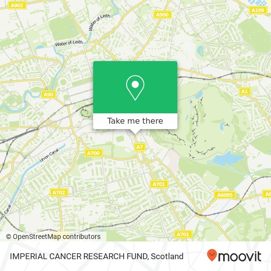 IMPERIAL CANCER RESEARCH FUND map