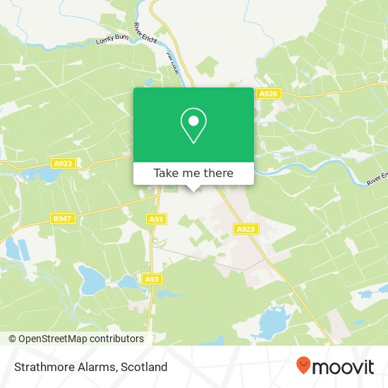 Strathmore Alarms map