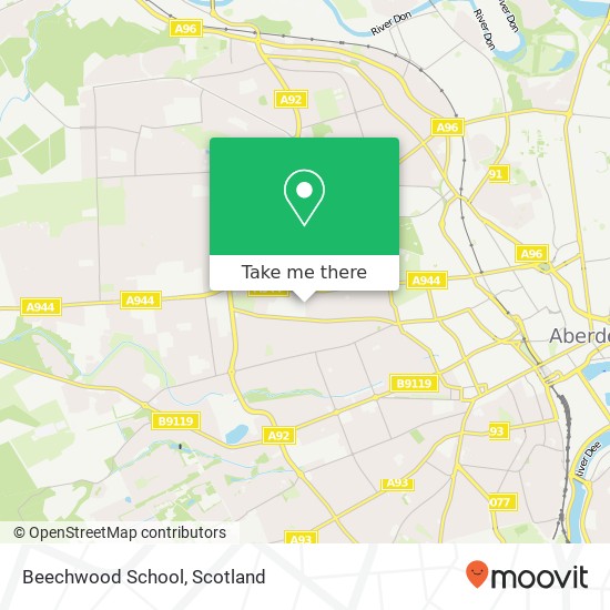 Beechwood School map