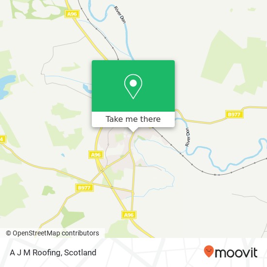 A J M Roofing map