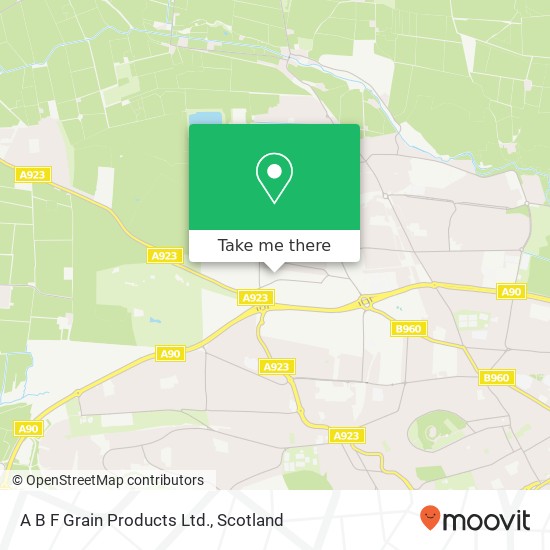 A B F Grain Products Ltd. map