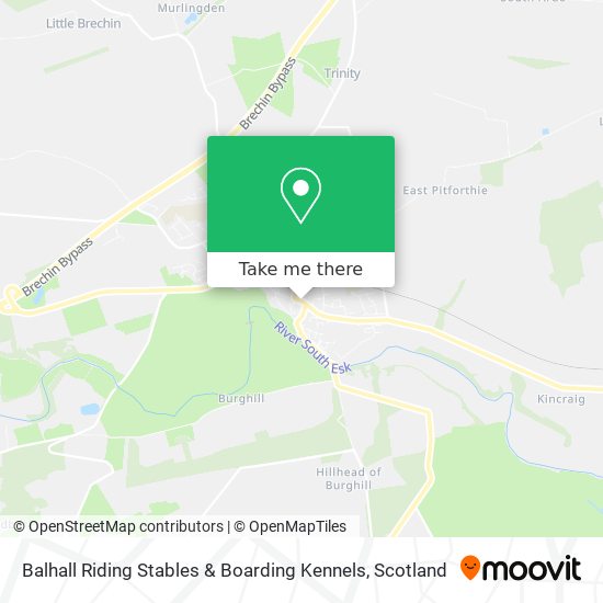 Balhall Riding Stables & Boarding Kennels map
