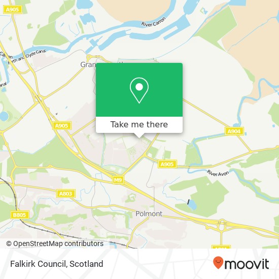 Falkirk Council map