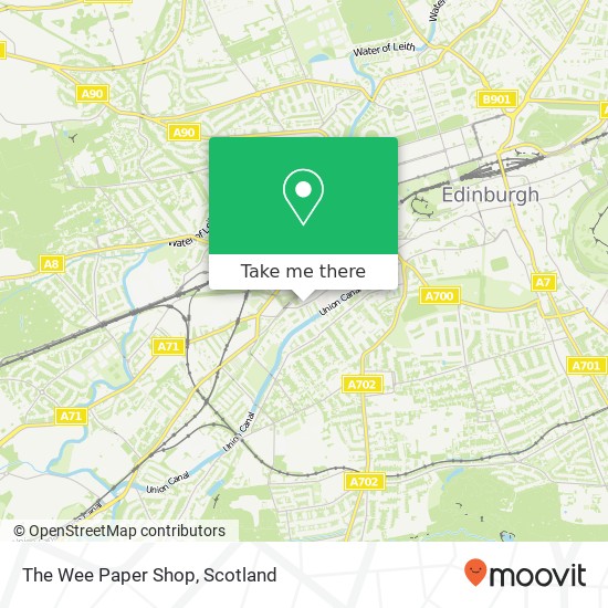The Wee Paper Shop map
