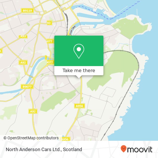North Anderson Cars Ltd. map