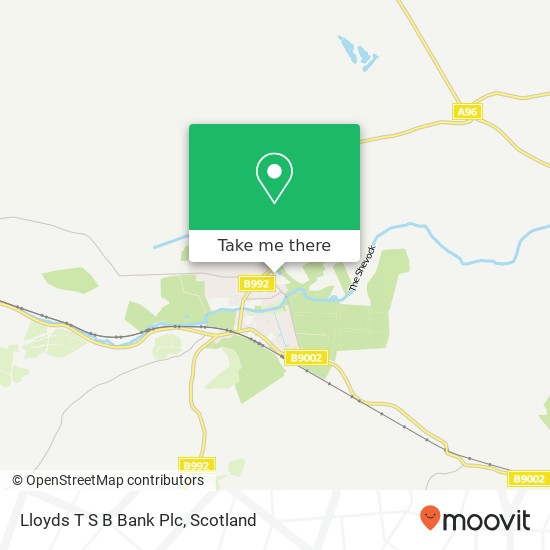 Lloyds T S B Bank Plc map