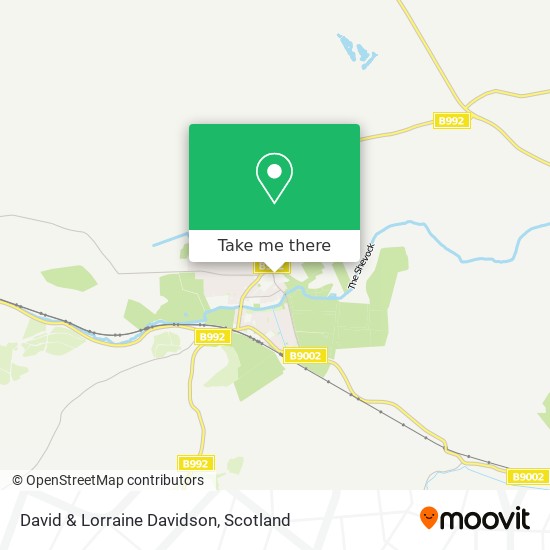 David & Lorraine Davidson map