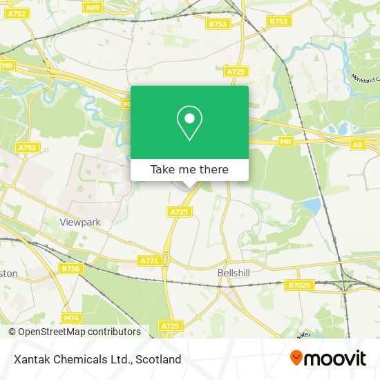 Xantak Chemicals Ltd. map