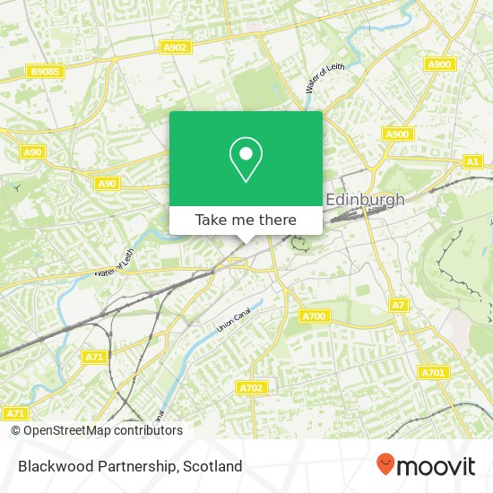 Blackwood Partnership map