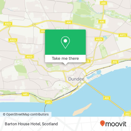 Barton House Hotel map