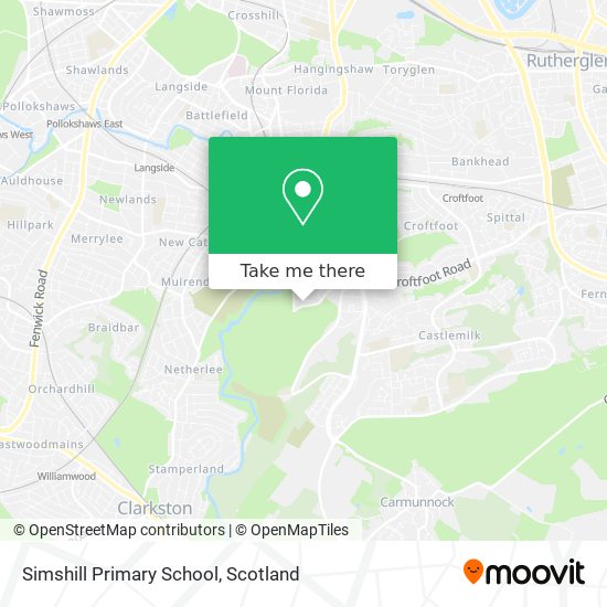 Simshill Primary School map