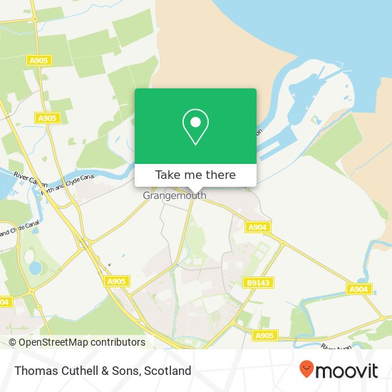 Thomas Cuthell & Sons map