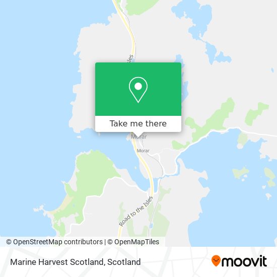 Marine Harvest Scotland map