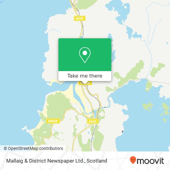 Mallaig & District Newspaper Ltd. map