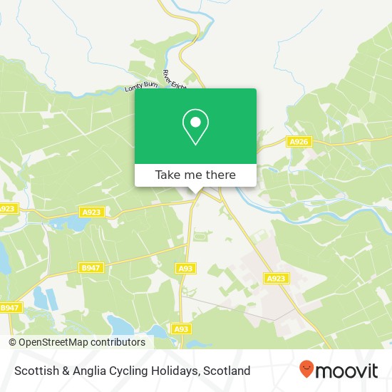 Scottish & Anglia Cycling Holidays map