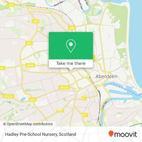 Hadley Pre-School Nursery map