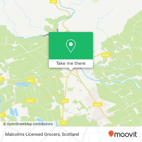 Malcolms Licensed Grocers map