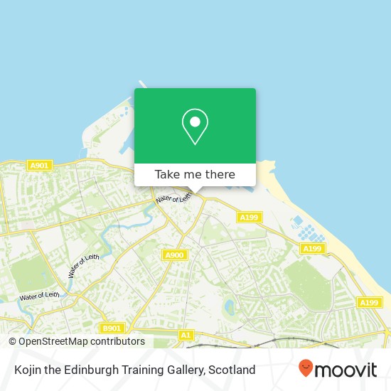Kojin the Edinburgh Training Gallery map