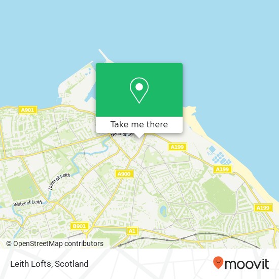 Leith Lofts map