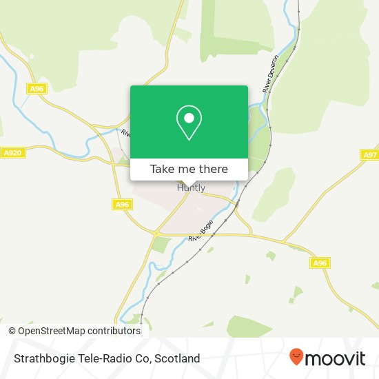 Strathbogie Tele-Radio Co map