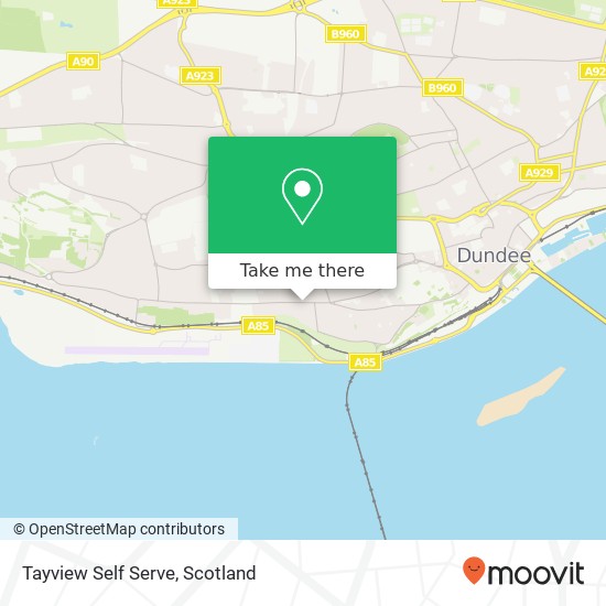Tayview Self Serve map