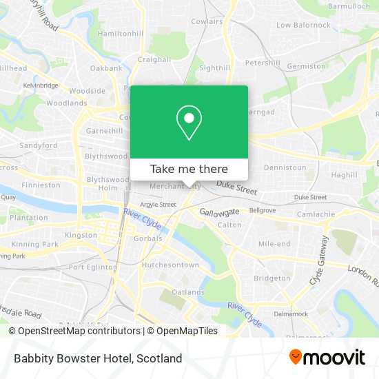 Babbity Bowster Hotel map