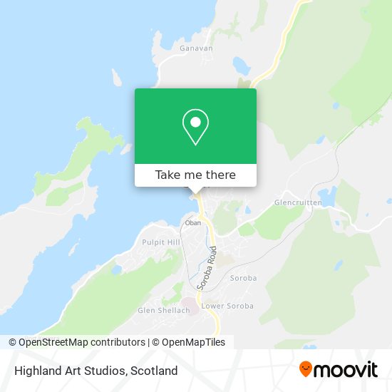 Highland Art Studios map