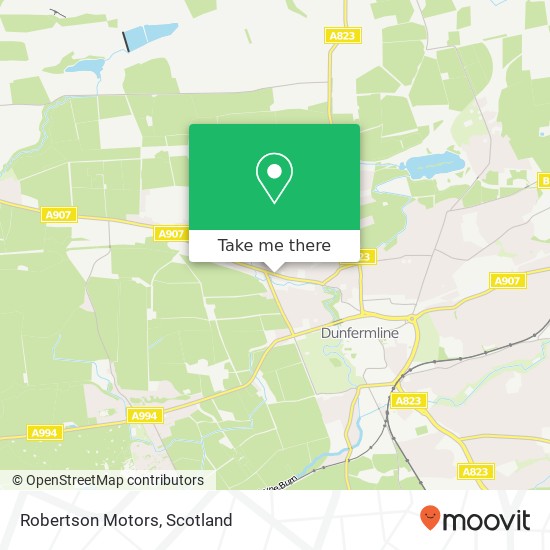 Robertson Motors map