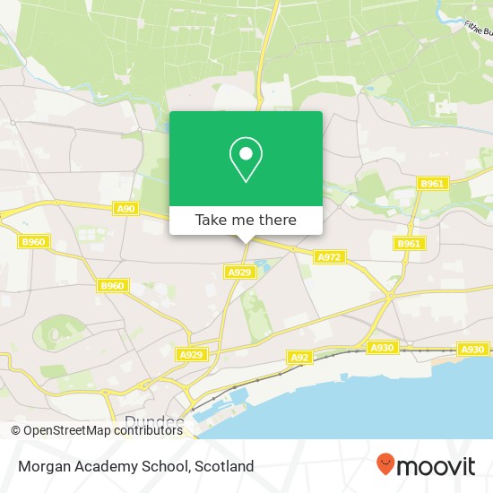 Morgan Academy School map
