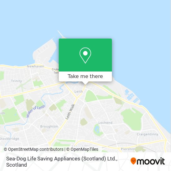 Sea-Dog Life Saving Appliances (Scotland) Ltd. map
