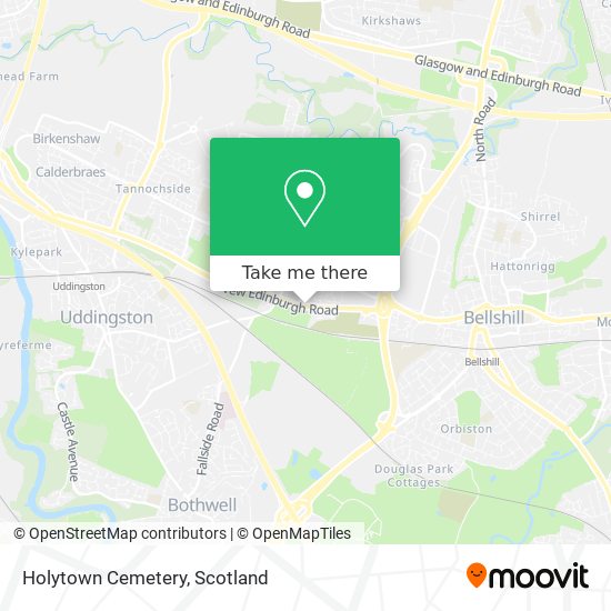 Holytown Cemetery map