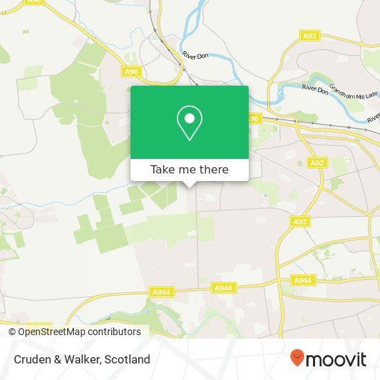 Cruden & Walker map