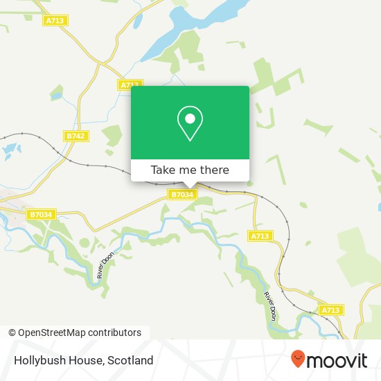 Hollybush House map