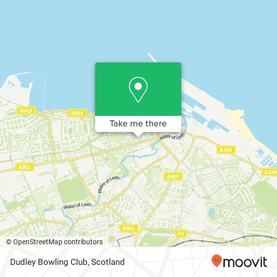 Dudley Bowling Club map