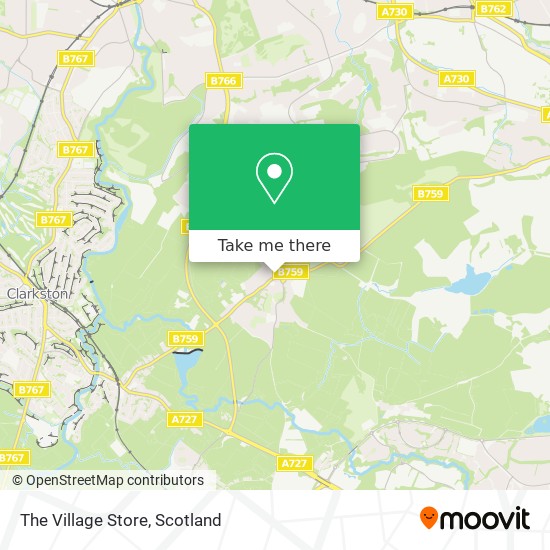 The Village Store map