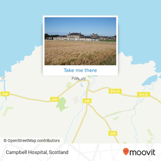 Campbell Hospital map