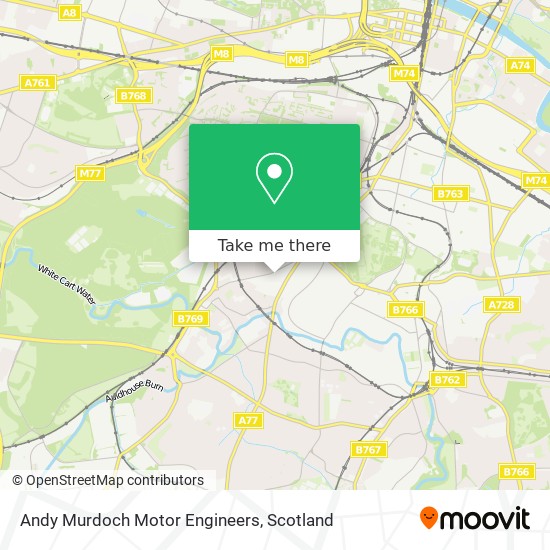 Andy Murdoch Motor Engineers map