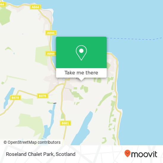 Roseland Chalet Park map