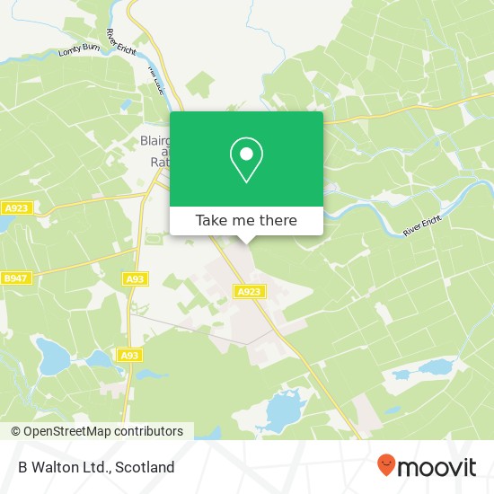 B Walton Ltd. map