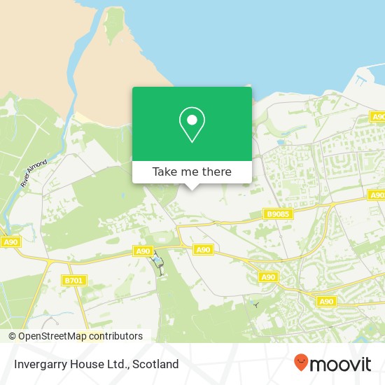Invergarry House Ltd. map