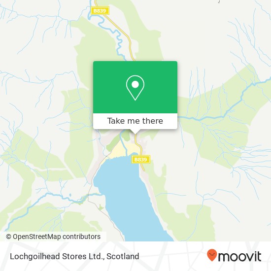 Lochgoilhead Stores Ltd. map