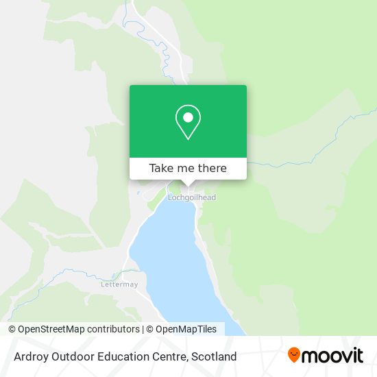 Ardroy Outdoor Education Centre map