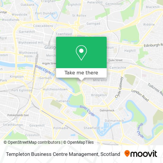 Templeton Business Centre Management map