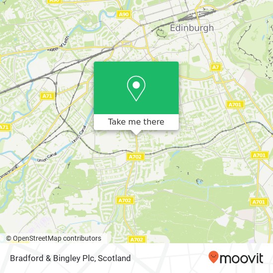 Bradford & Bingley Plc map