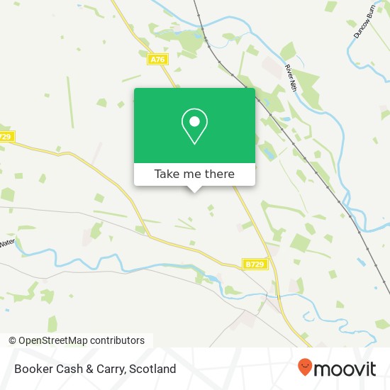 Booker Cash & Carry map