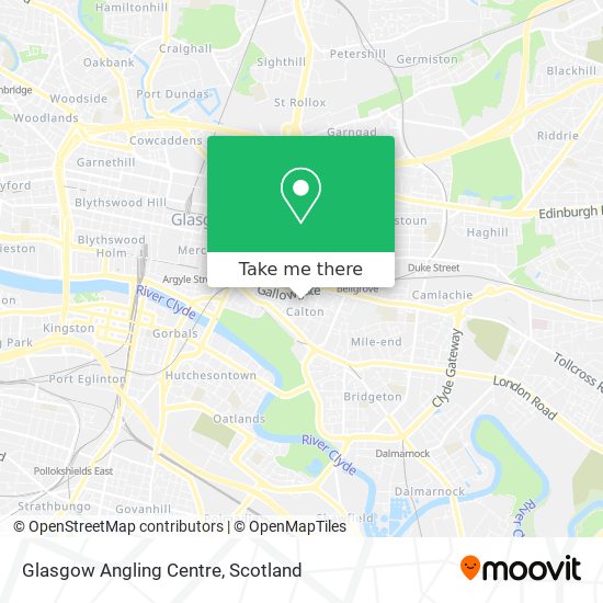 Glasgow Angling Centre map