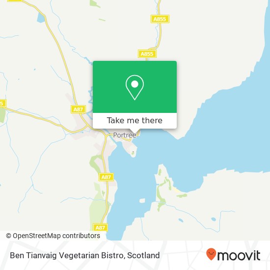 Ben Tianvaig Vegetarian Bistro map
