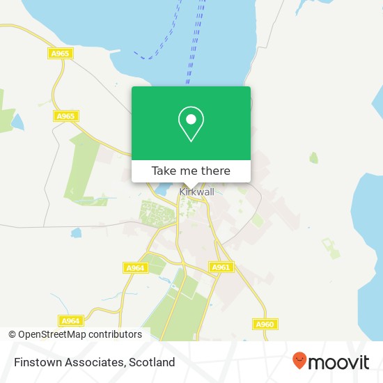 Finstown Associates map