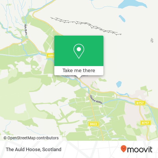 The Auld Hoose map